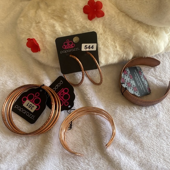 Paparazzi Vintage Copper Jewelry Set